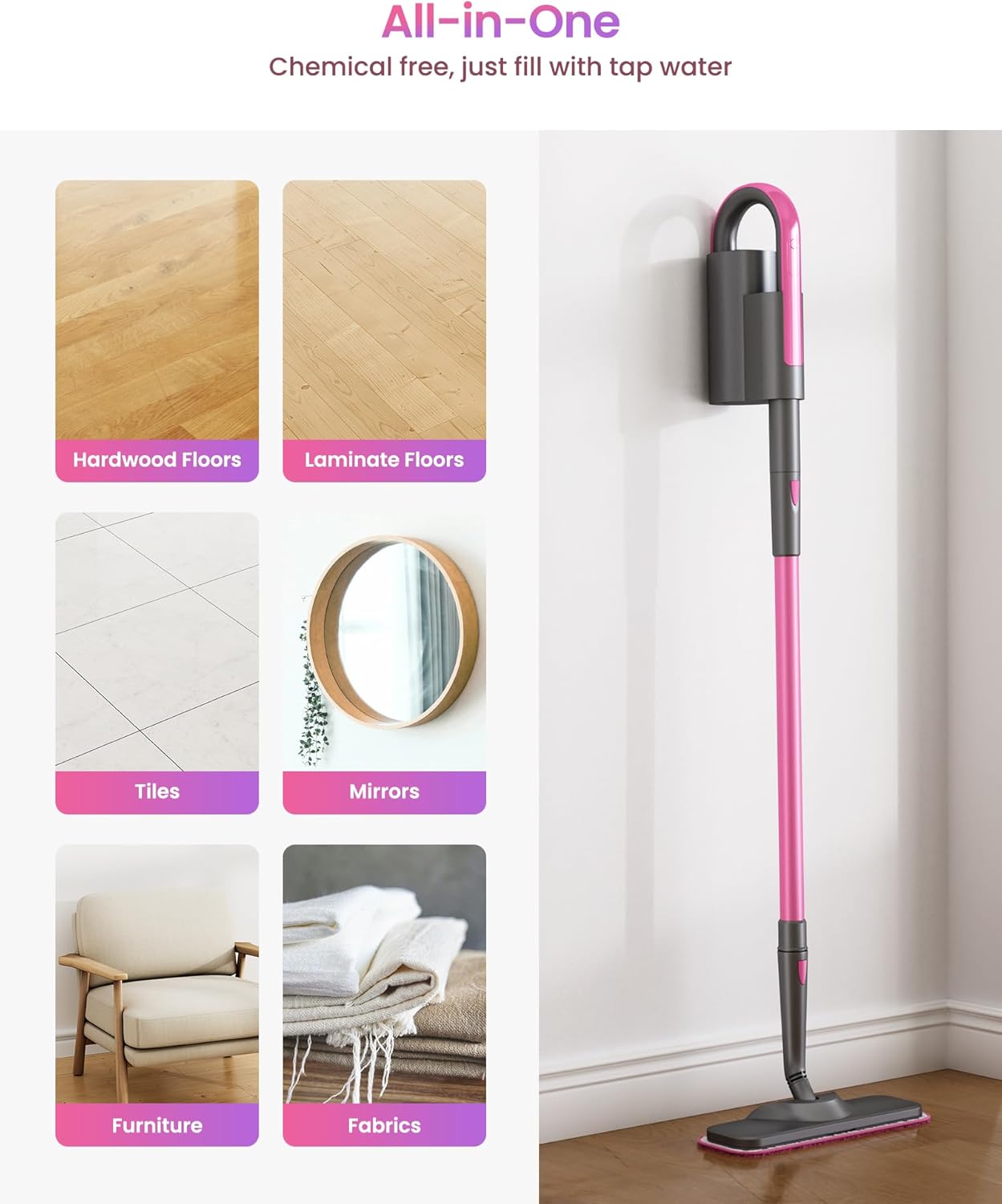 Steam Mop & Handheld Steamer